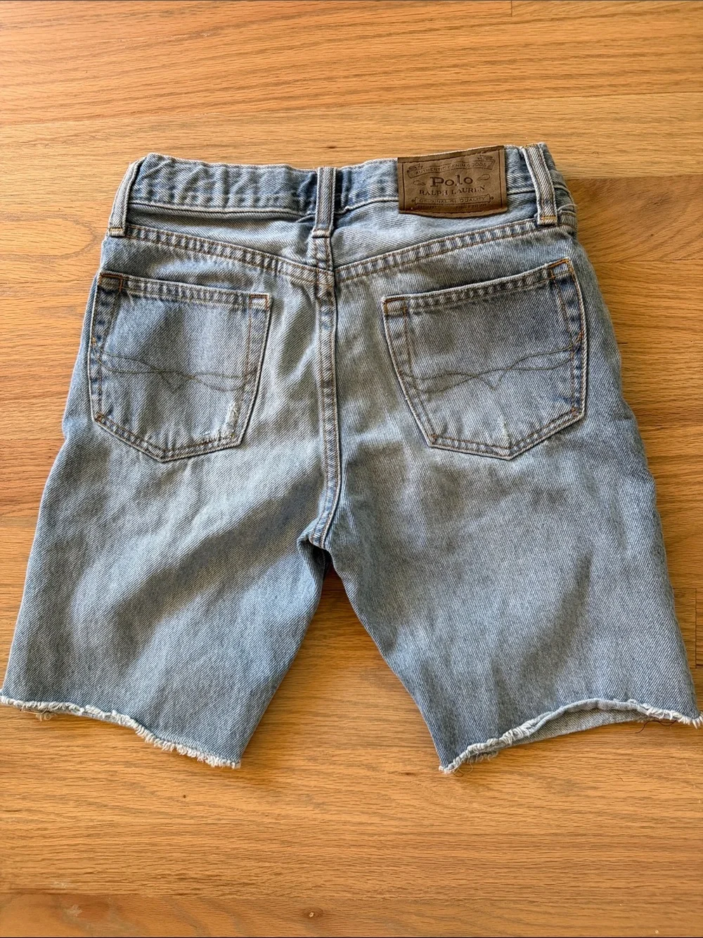 Polo Ralph Lauren Kids cut-off denim shorts, size M (10–12)